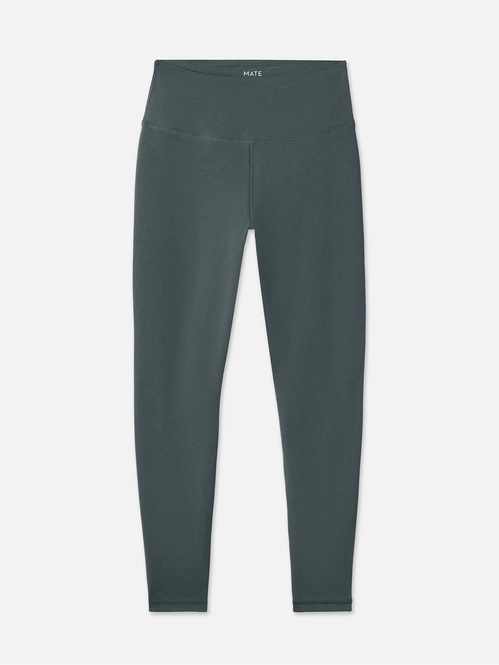 MATE the Label High Rise High Waist Midi Leggings Forest Green Organic - Picture 3 of 9